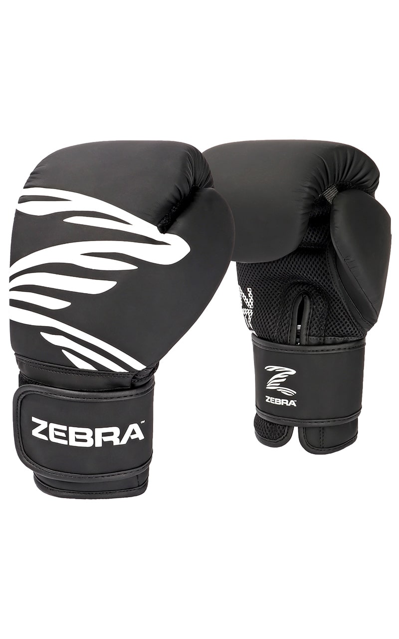 Zebra boxing gloves